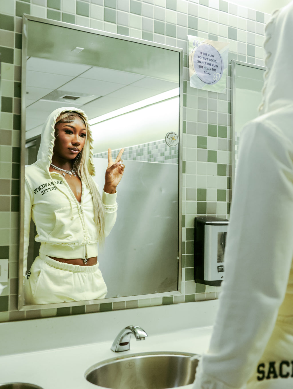 CREAM Sacramento Hottie Cropped Zip-Up Hoodie PRE-ORDER