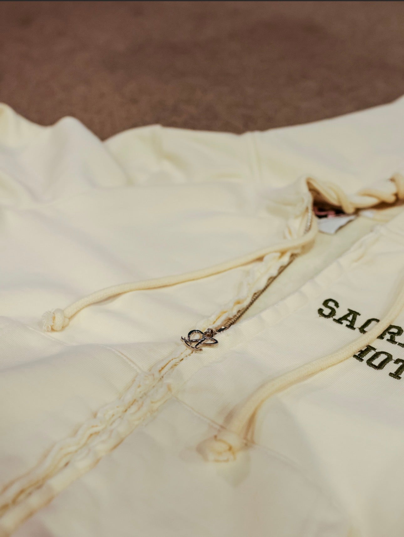 CREAM Sacramento Hottie Cropped Zip-Up Hoodie PRE-ORDER