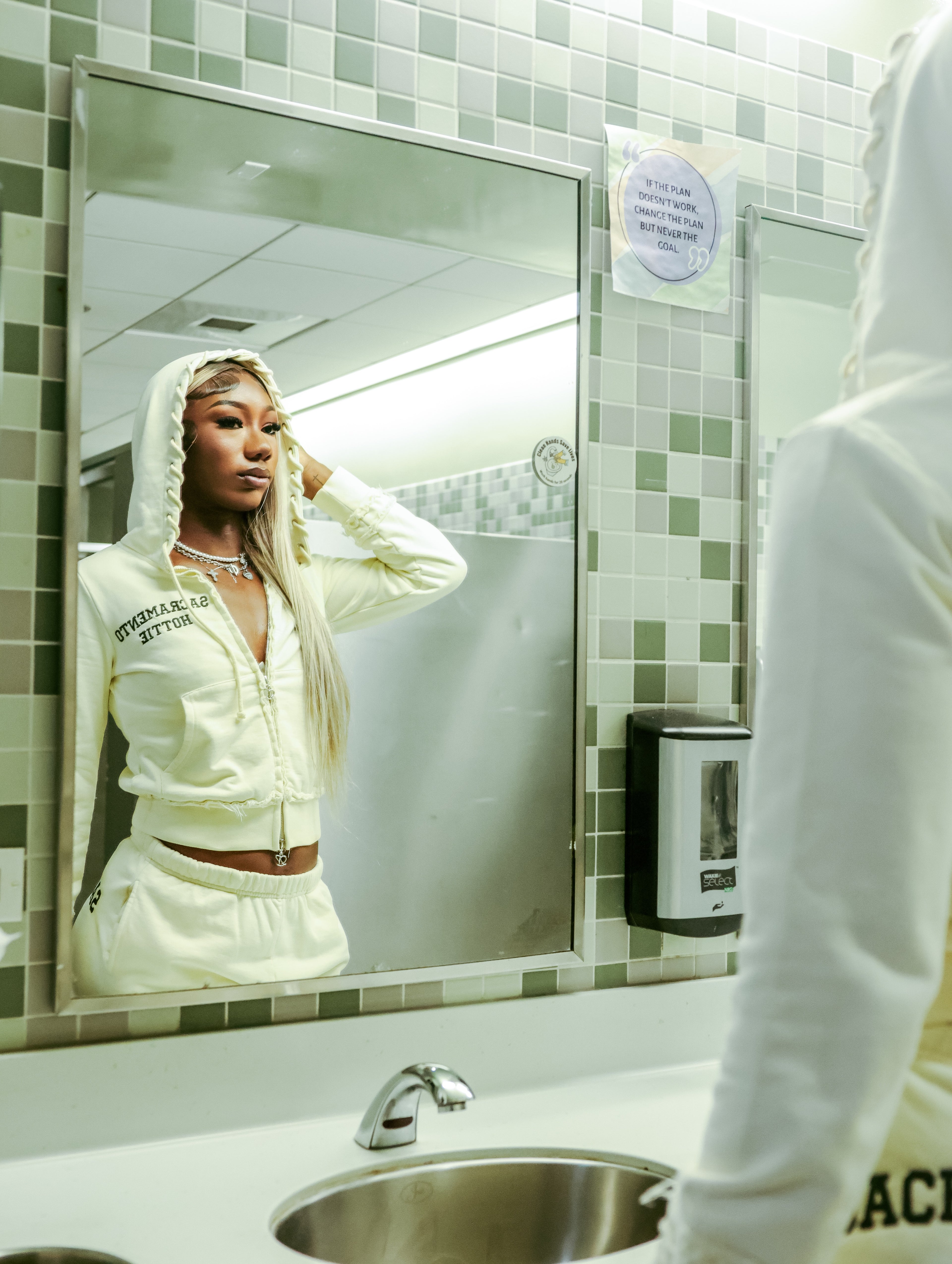 CREAM Sacramento Hottie Cropped Zip-Up Hoodie PRE-ORDER