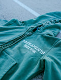 GREEN Sacramento Hottie Cropped Zip-Up Hoodie PRE-ORDER